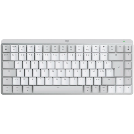 LOGITECH MX Mechanical Mini for Mac Minimalist Wireless Illuminated Keyboard - PALE GREY - US INTL - 24GHZ/BT - EMEA - TACTILE