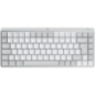 LOGITECH MX Mechanical Mini for Mac Minimalist Wireless Illuminated Keyboard - PALE GREY - US INTL - 24GHZ/BT - EMEA - TACTILE