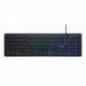 TASTATURA GEMBIRD USB- multimedia 104 taste 12 taste multimedia- iluminare de fundal 3 culori- 145m- black KB-UML3-02 timbru ve