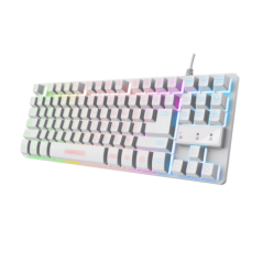 Tastatura Trust GXT833W Thado- alb TR-24737timbru verde 08 lei)