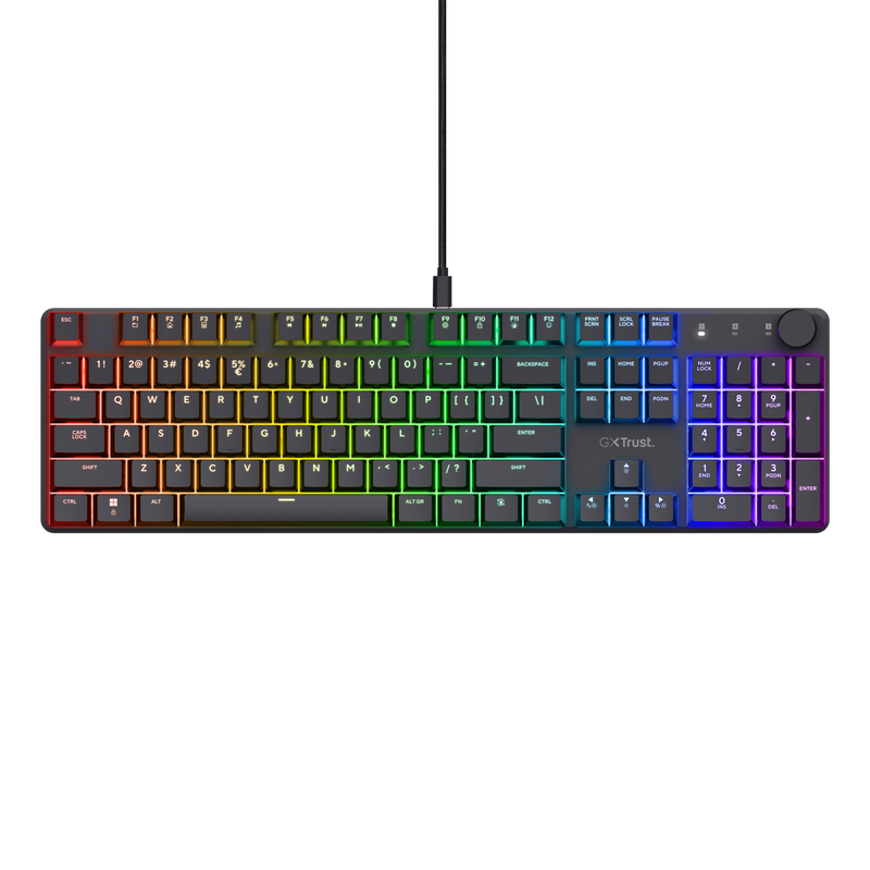 Tastatura Trust GXT 866 Torix cu fir- ng TR-24910timbru verde 08 lei)