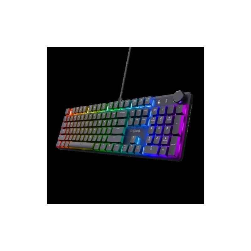 TRUST GXT866 TORIX MECHANICAL KEYBOARD US 24910timbru verde 08 lei)