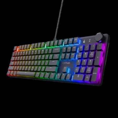 TRUST GXT866 TORIX MECHANICAL KEYBOARD US 24910timbru verde 08 lei)