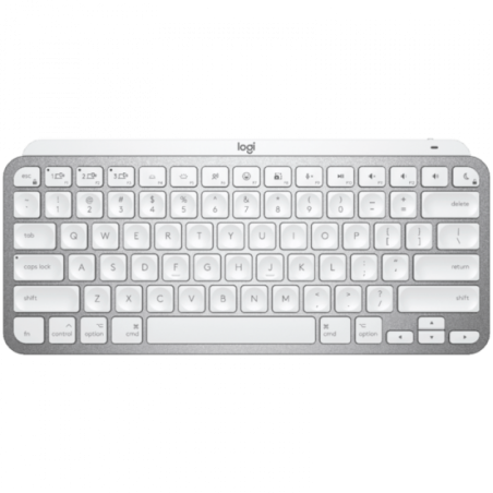 LOGITECH MX Keys Mini For Mac Minimalist Wireless Illuminated Keyboard - PALE GREY - US INTL - BT - EMEA- 920-010526timbru verde