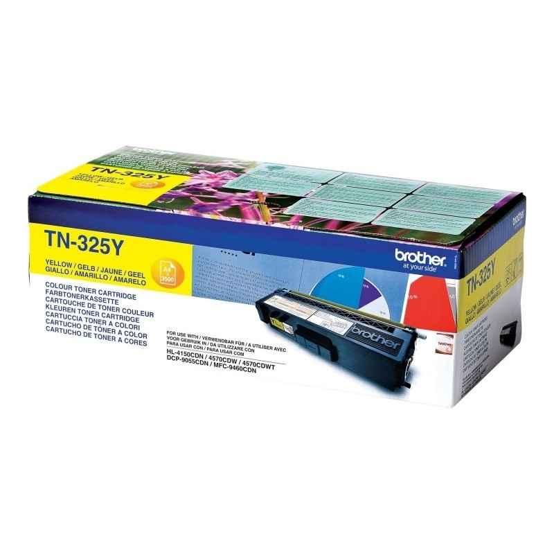 Toner Original Brother Yellow- TN325Y- pentru HL-4140-4150-4570-DCP-9270-9055-MFC-9970-9460- 35K-TN325Y