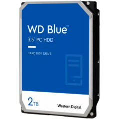 HDD Desktop WD Blue 2TB CMR- 35- 64MB- 5400 RPM- SATA WD20EARZ