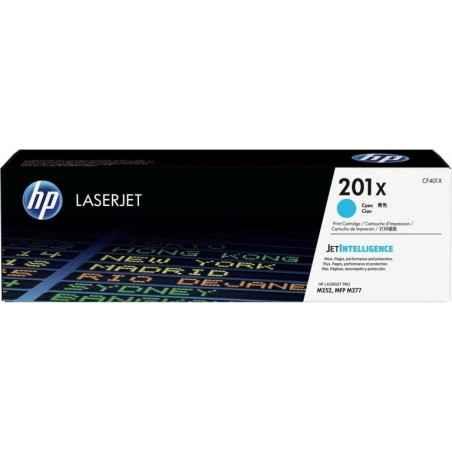 Toner Original HP Cyan- nr201X- pentru Color LaserJet Pro M252-M274-M277- 23K-timbru verde 12 lei) - CF401X
