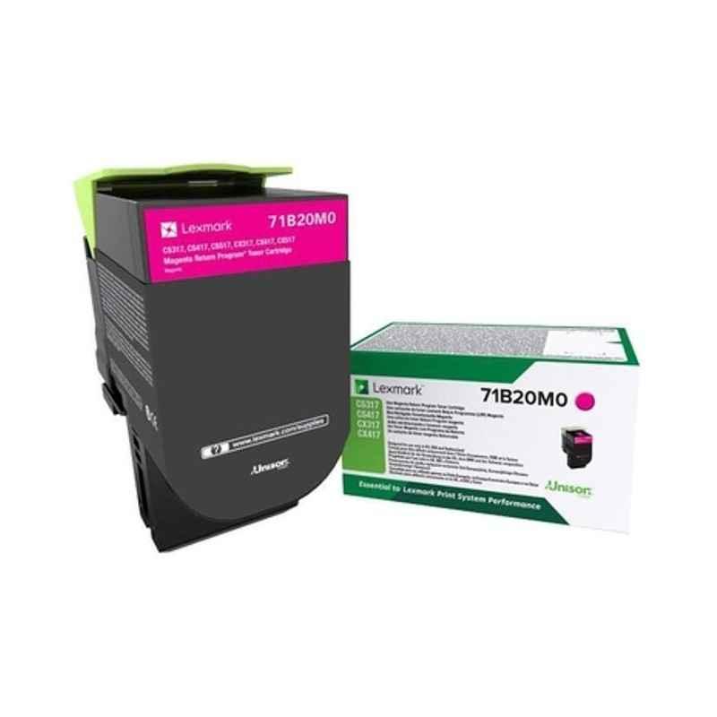 Toner Original Lexmark Magenta- 71B20M0- pentru CX317-CS317-CX417-CS417- 25K-timbru verde 12 lei) - 71B20M0