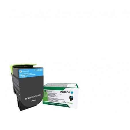 Toner Original Lexmark Cyan- 71B20C0- pentru CX317-CS317-CX417-CS417- 25K-timbru verde 12 lei) - 71B20C0