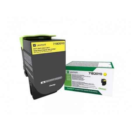 Toner Original Lexmark Yellow- 71B20Y0- pentru CX317-CS317-CX417-CS417- 25K-timbru verde 12 lei) - 71B20Y0