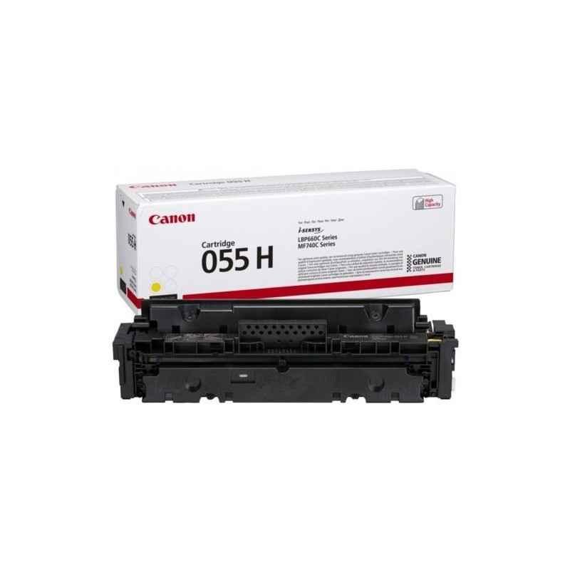 Toner Original Canon Yellow- CRG-055HY- pentru I-Sensys LBP-663-LBP-664-MF-742-MF-744-MF-746- 59K-timbru verde 12 lei) - 3017C00