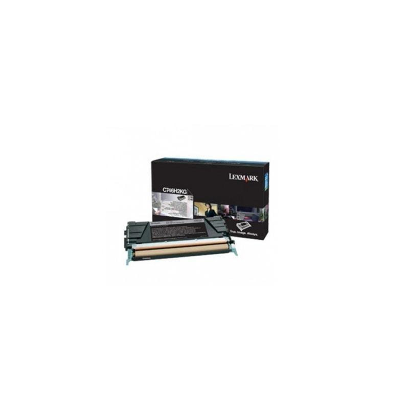 Toner Original Lexmark Black- C746H3KG- pentru C746-C748- 12K-timbru verde 12 lei) - C746H3KG