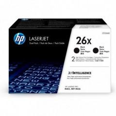 Dual-Pack Original HP Black- nr26X- pentru LaserJet Pro M402-M426- 2 x 9K-timbru verde 12 lei) - CF226XD