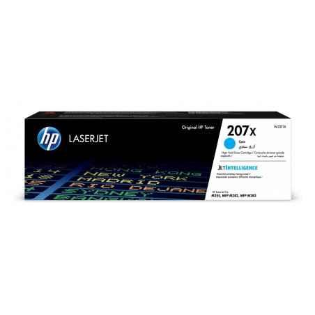 Toner Original HP Cyan- nr207X- pentru Color LaserJet Pro M255-M282-M283- 245K-timbru verde 12 lei) - W2211X