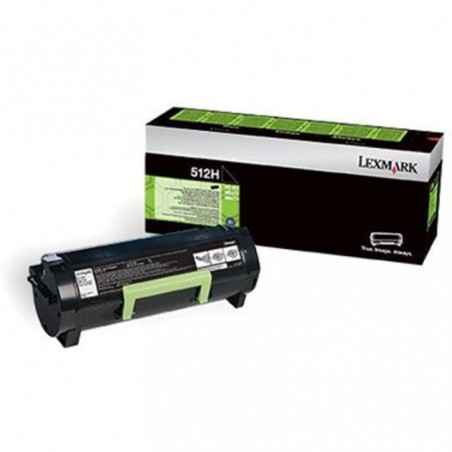 Toner Original Lexmark Black- nr512H- pentru MS312-MS415- 20K-timbru verde 12 lei) - 51F2H00