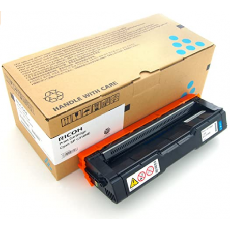 Toner Original Ricoh Cyan-407637- pentru SP C310-SP C231-SP C232-SP C311-SP C312-SP C320-SP C340-SP C242-SP C342- 6K- inclTV 12