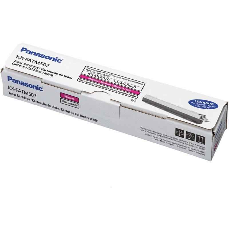 Toner Original Panasonic Magenta- KX-FATM507E- pentru KX-MC6020- 4K-timbru verde 12 lei) - KX-FATM507E