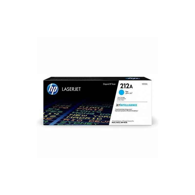 Toner Original HP Cyan- nr212A- pentru Laser Jet M555x-M554dn-M555dn-MFP M578c-M578z-M578f- 45k- inclTV 12inclTV W2121A