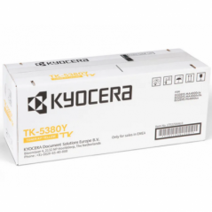 Toner Original Kyocera Yellow-TK-5380Y- pentru ECOSYS PA4000cx-MA4000cix-MA4000cifx- 10K- inclTV 12 RON- TK-5380Y