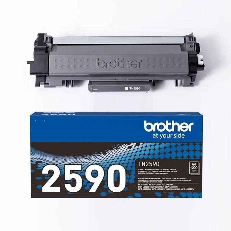 Toner Original Brother Black-TN2590- pentru HL L2402-L2802-L2442-2460- 12K- inclTV 12 RON- TN2590