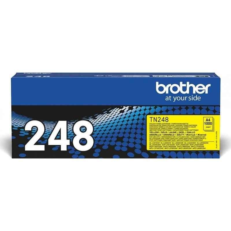Toner Original Brother Yellow- TN248Y- pentru HL-L3220-L3240-HL-L8230-L8240-DCP-L3520-DCP-L3560-MFC-L3740-MFC-L8340-MFC-L8390- 1