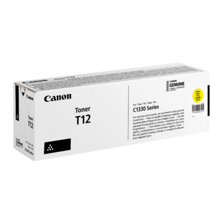 Toner Original Canon Yellow- T12Y- pentru ISX C1333p-C1333i-C1333iF- 53K-timbru verde 12 lei)5095C006AA