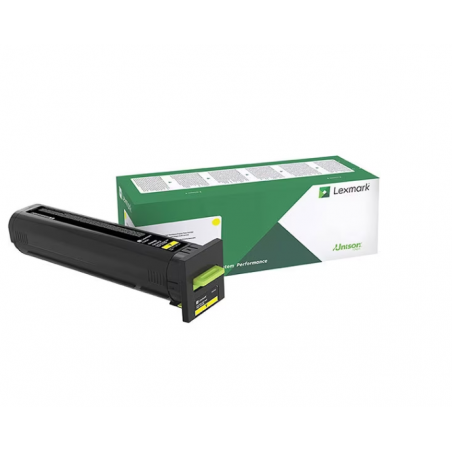 Toner Original Lexmark Yellow- 72K2XYE- pentru CS820- 22K-timbru verde 12 lei)72K2XYE