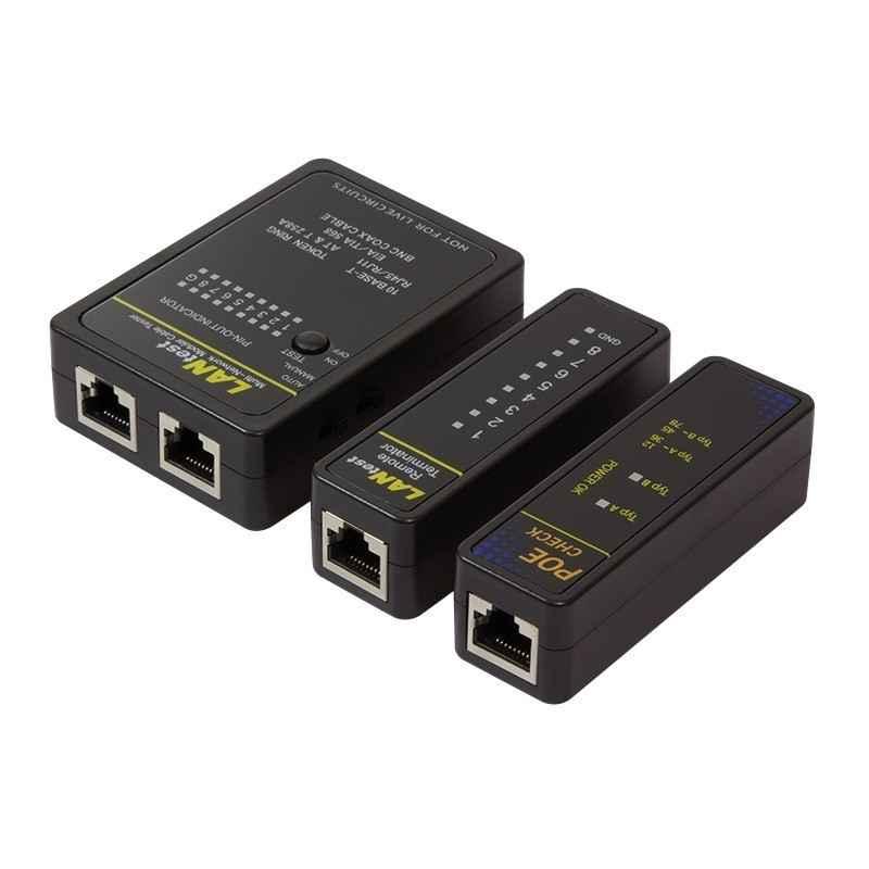 TESTER CABLU RETEA LOGILINK- pt cablu UTP- FTP- coaxial- conector RJ45- RJ11- RJ12- BNC- with PoE finder- WZ0015Ptimbru verde 08