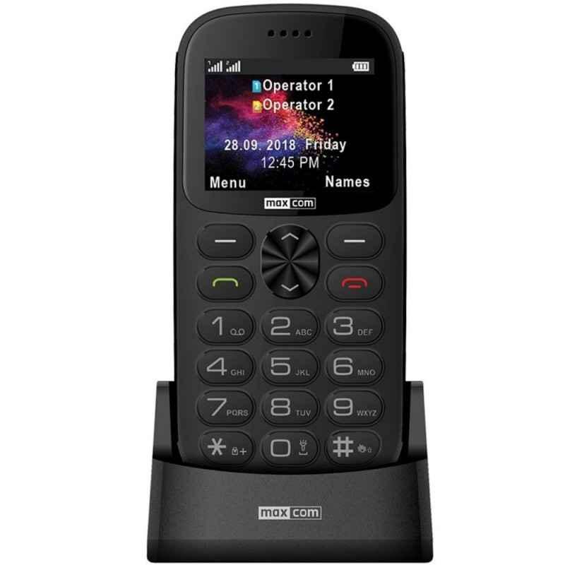 Telefon cu butoane- Maxcom- MM471 ecran 22 inch- dual sim- rez camera 2 Mpix- 2G- OEM- acumulator 1400 mAh- gri- MM471 Grayti