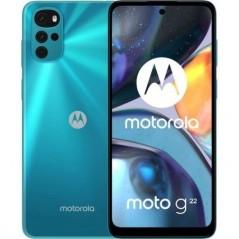 SMARTphone Motorola Moto g22 NFC Dual SIM 64/4GB 5000 mAh Iceberg Blue- PATW0003PLtimbru verde 055 lei)
