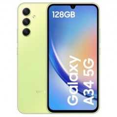Samsung Galaxy A34 DS Light Green 5G/655/OC/6GB/128GB/13MP/48MP8MP5MP/5000mAh IP67 SM-A346BLGAEUEtimbru verde 055 lei)