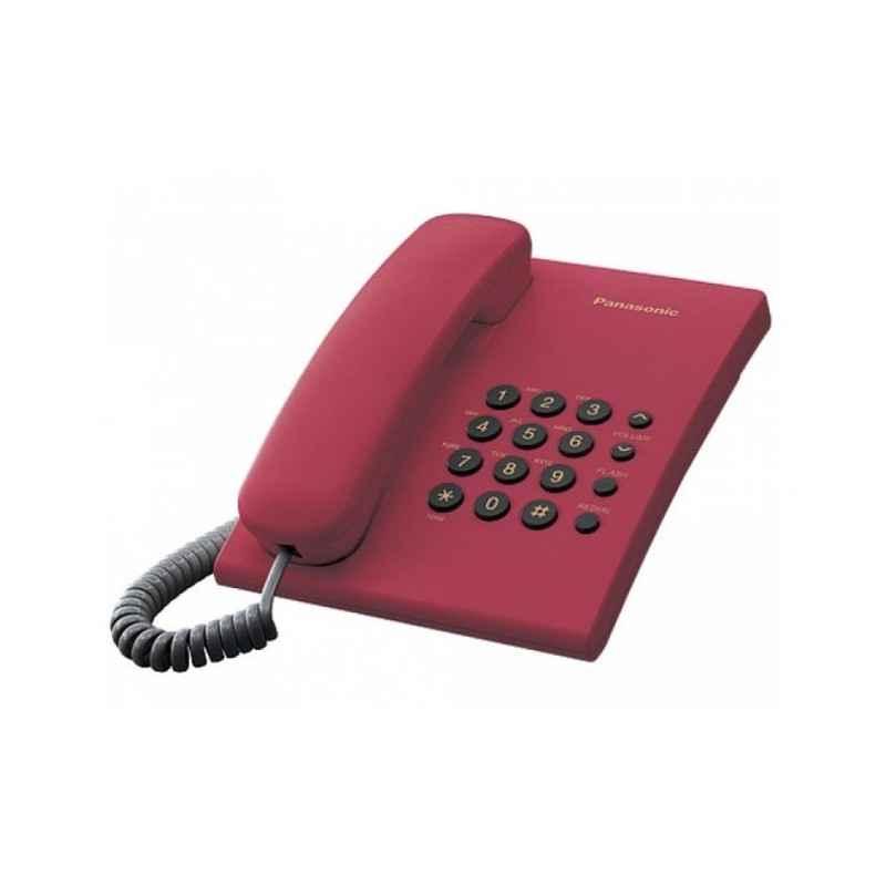 Telefon analogic KX-TS500FXR-rosu-timbru verde 08 lei)
