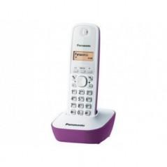 Telefon DECT alb/violet- KX-TG1611FXF- Panasonic- KX-TG1611FXFtimbru verde 08 lei)