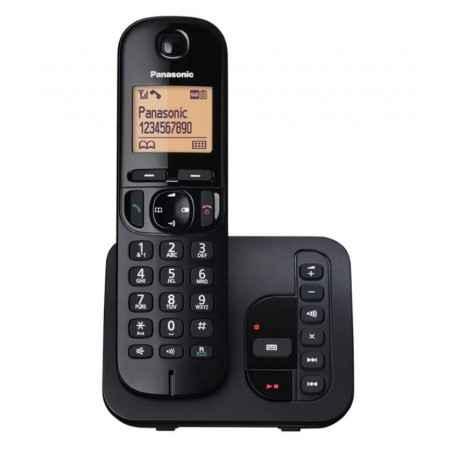 Telefon DECT- negru- 1-6 LCD display- loudspeaker CLIP- display with backlight- phonebook capacity 50 numbers- speed dial- keypa