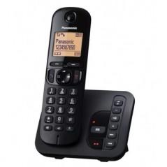 Telefon DECT- negru- 1-6 LCD display- loudspeaker CLIP- display with backlight- phonebook capacity 50 numbers- speed dial- keypa