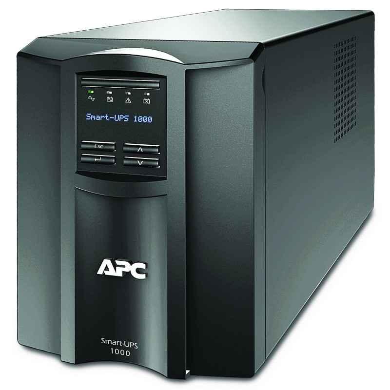 UPS APC-Smart-UPS SMT-Line Int sin pura mgmt-mini tower- 1000VA / 700W-AVR-IECx8-1xRBC6-LCD-11-20 min-SMT1000IC-prelungire garan