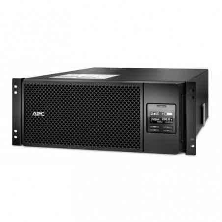 UPS APC-Smart-UPS SRT-Online cu sinusoida pura-rack-6000VA / 6000W-AVR-IECx10-1xAPCRBC140-LCD-1-10 min-SRT6KRMXLI-prelungire gar