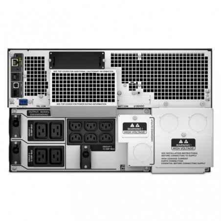 UPS APC- Smart-UPS SRT- Online cu sinusoida pura- rack- 10000VA/10000W- AVR- IEC x 10- 1 x baterie APCRBC140- display LCD- back-