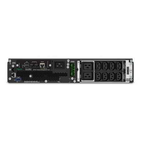 UPS APC- Smart-UPS SRT- Online cu sinusoida pura- rack- 2200VA/1980W- AVR- IEC x 10- 1 x baterie APCRBC141- display LCD- back-up