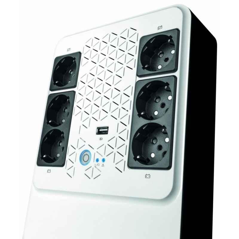 UPS LEGRAND- MULTIPLUG- Line Int cu management- brick- 800VA/480W- AVR Schuko x 6- 1 x baterie 12V/72Ah- back-up 1 - 10 min- 000