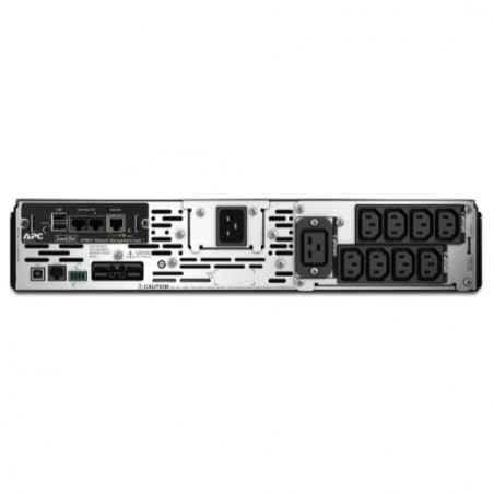 UPS APC- Smart-UPS- Online cu sinusoida pura- tower- rack- 3000VA/27000W- AVR- IEC x 8- 1 x baterie APCRBC117- display LCD- back