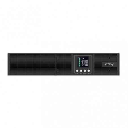 UPS NJOY- Aster 3000- Online cu sinusoida pura- rack- 3000VA/2700W- AVR- IEC x 8- 6 x baterie GP09122L- display LCD- back-up 11