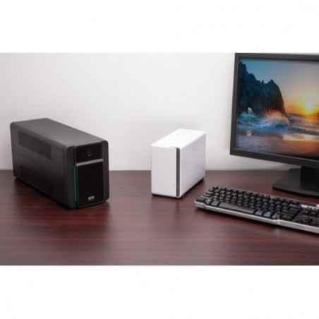 UPS APC Easy UPS- Line int- mini Tower- AVR- Schuko x 4- LED- back-up 1 - 10 min BVX2200LI-GRtimbru verde 11 lei)