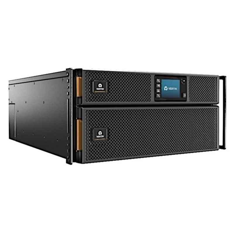UPS Vertiv GXT5- Online- Tower/rack- 6000 W- fara AVR- IEC x 8 - Terminal Block- display LCD- back-up 11 - 20 min GXT5-6000IRT5U