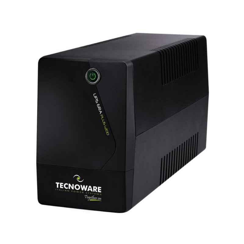 UPS Tecnoware ERA PLUS - Line int- Tower- 840 W- AVR- Schuko x 2- LED- FGCERAPL1202SCHtimbru verde 11 lei)