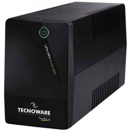 UPS Tecnoware ERA PLUS - Line int- Tower- 840 W- AVR- Schuko x 2- LED- FGCERAPL1202SCHtimbru verde 11 lei)