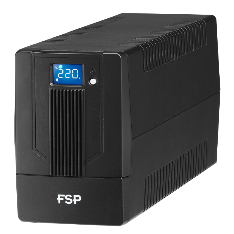 UPS FORTRON Line Int cu management- LCD- 600VA/ 360W- AVR- 2 x socket Schuko- display LCD- 1 x baterie 12V/7Ah- conector USB-