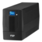 UPS FORTRON Line Int cu management- LCD- 600VA/ 360W- AVR- 2 x socket Schuko- display LCD- 1 x baterie 12V/7Ah- conector USB-