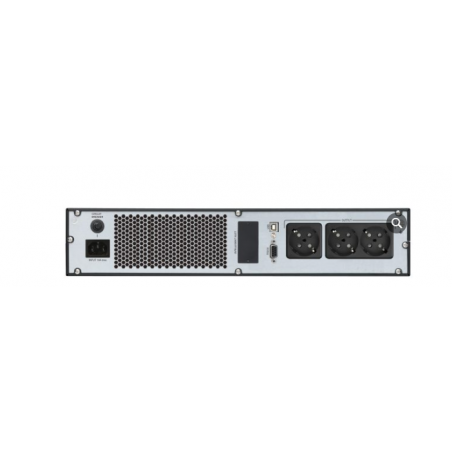 UPS FORTRON Online cu Sinusoida Pura-3000VA/ 2700W-AVR-3xsocket Schuko-LCD-6x 12V/9Ah-USB-RS232-dubla conversie-rack 2U-Champ 3K