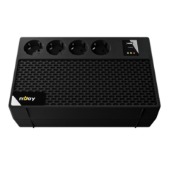 nJoy - UPCSBLS665TRPCG01B - Renton 650 PLUS - UPS -Line interactive - 650 VA - 360 W - Tower - Nr iesiri 4 Schuko- 1 x USB-C-